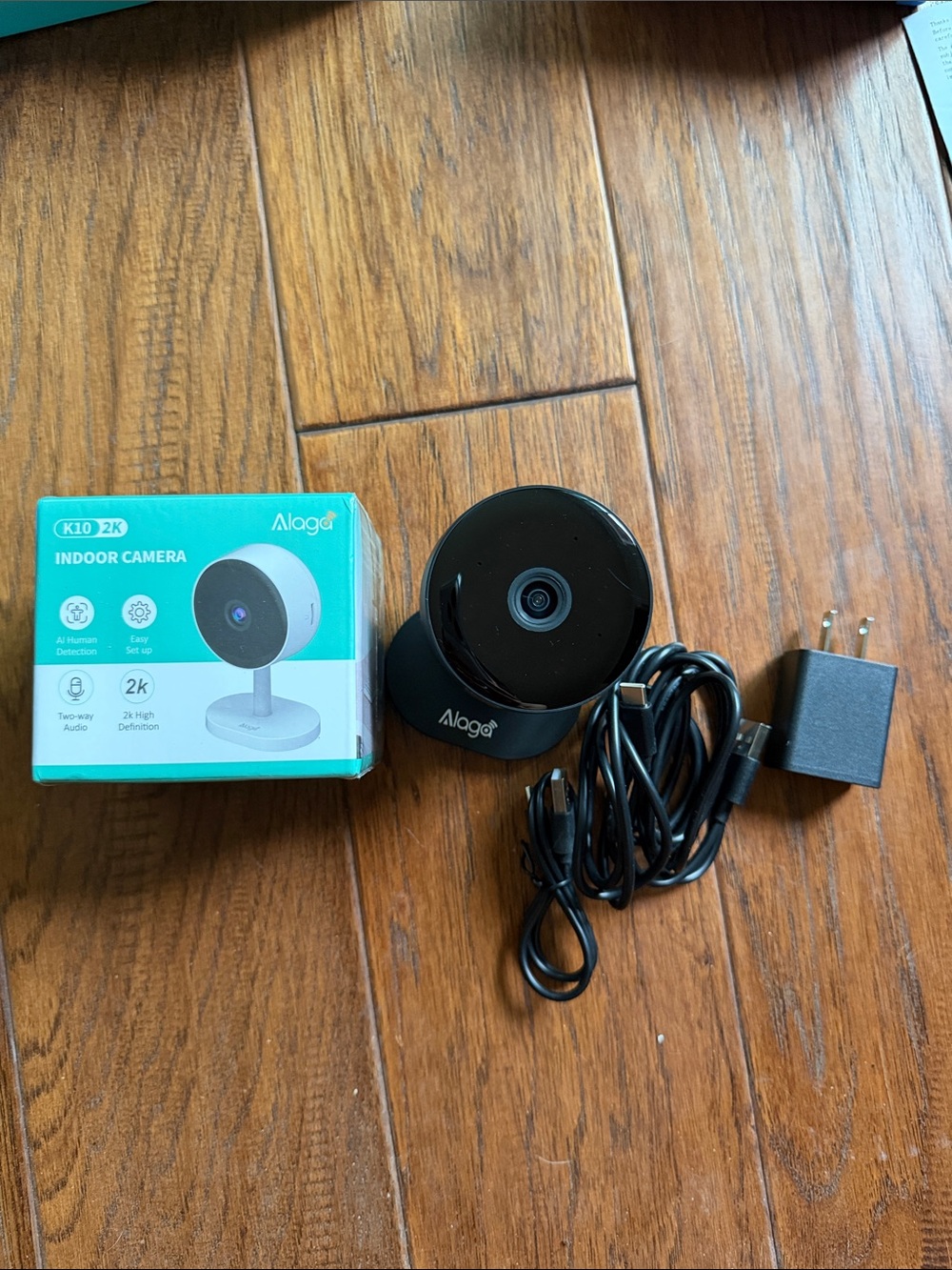 Indoor Security Camera K10 2K – Black